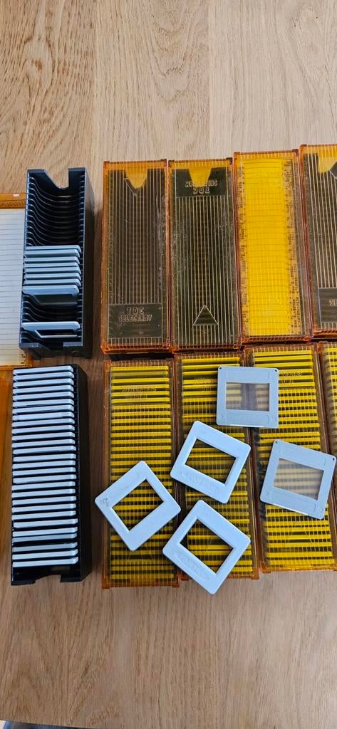 Dia cassettes - 14 stuks - gratis af te halen, Ophalen of Verzenden, Gebruikt