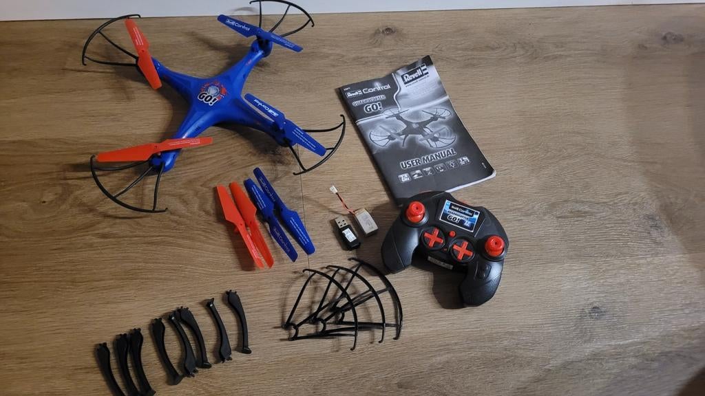 Revell Control GO! Quadcopter Drone, Basiskwaliteit, Overige merken, Minder dan 100 meter, Zo goed als nieuw