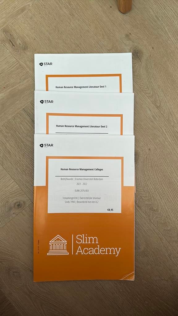Slim Academy - Human Resource Management, Ophalen of Verzenden, Gelezen, WO