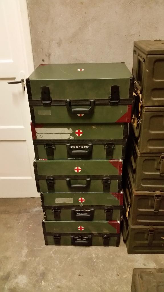 EHBO Koffer Militair Origineel, Ophalen of Verzenden, Gebruikt