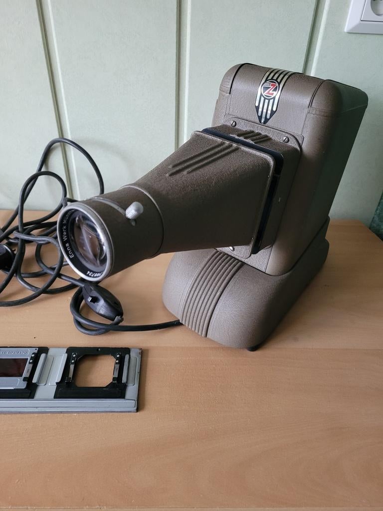 Antiek Erich Zillmer Zett dia projector werkend, Ophalen of Verzenden