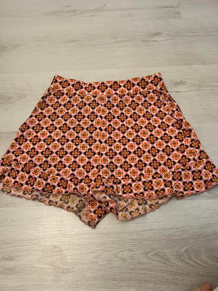 Amy & Ivy Stoffen Korte Broek XS, Kleding | Dames, Broeken en Pantalons, Zo goed als nieuw, Maat 34 (XS) of kleiner, Roze, Kort