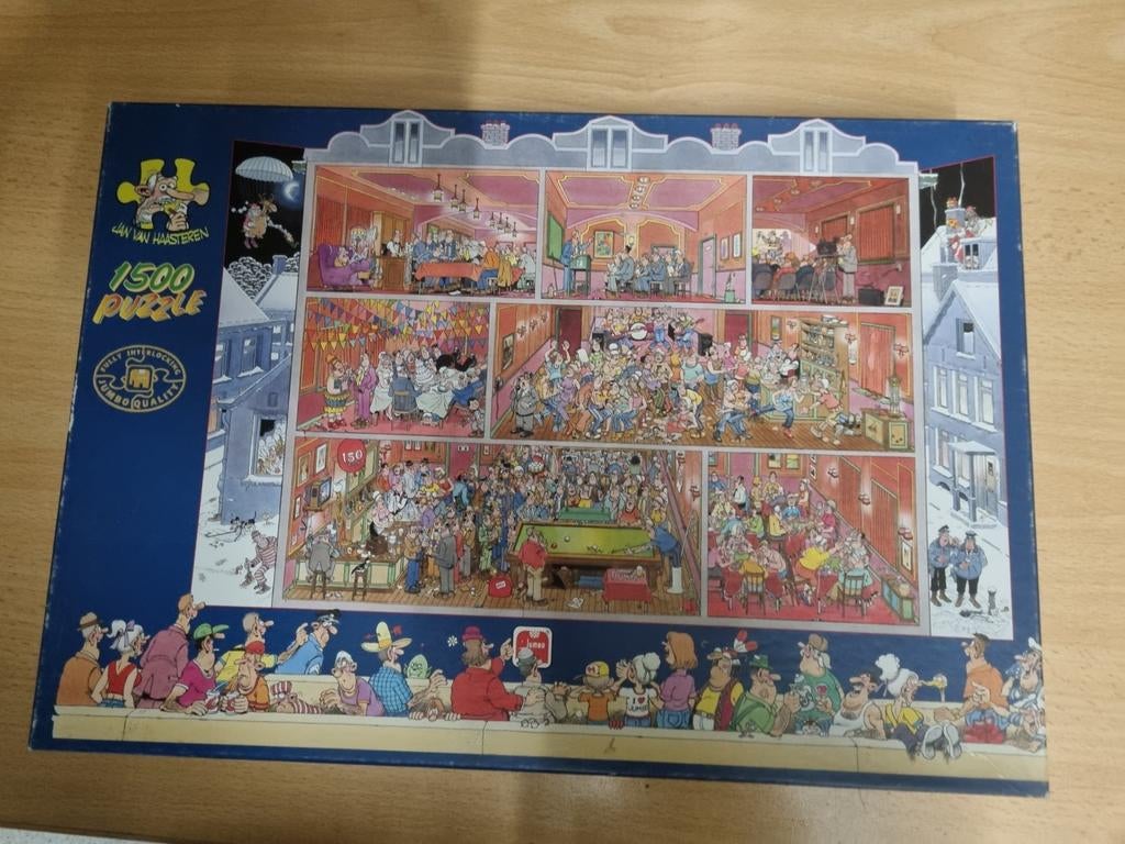 Jan van haasteren Grand Café, Hobby en Vrije tijd, Denksport en Puzzels, Ophalen, 500 t/m 1500 stukjes, Gebruikt, Legpuzzel