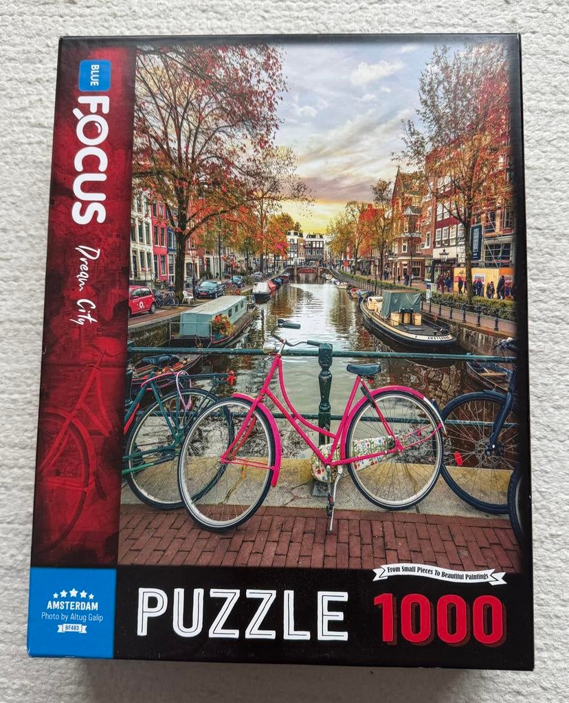 Legpuzzel Amsterdam grachten. 1000 stukjes., Ophalen of Verzenden, 500 t/m 1500 stukjes, Nieuw, Legpuzzel
