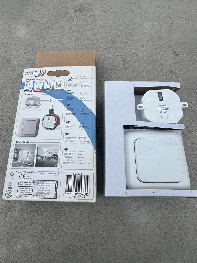 Smartwares Draadloze Schakelaar Set - Nieuwstaat, Ophalen of Verzenden, Zo goed als nieuw