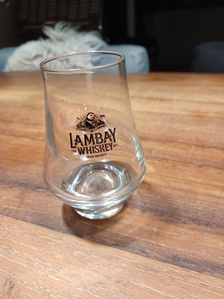 Whiskey glas - Lambay Irish Whiskey, Ophalen of Verzenden, Zo goed als nieuw, Overige typen