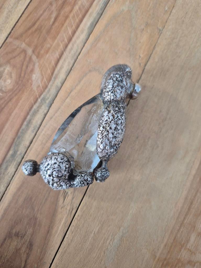Vintage Kristallen Poedel Hond, Ophalen of Verzenden