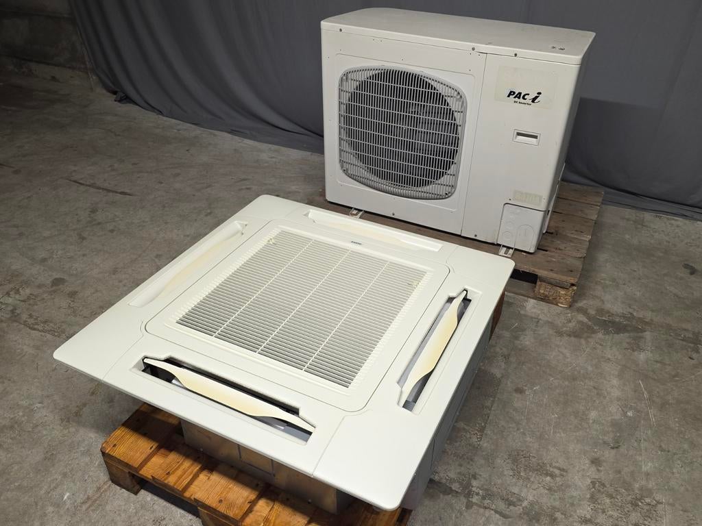 Sanyo PAC I DC Inverter airco plafond inbouw cassette 7 kW, Koelen en Ontvochtigen, Timer, 3 snelheden of meer, Ophalen of Verzenden