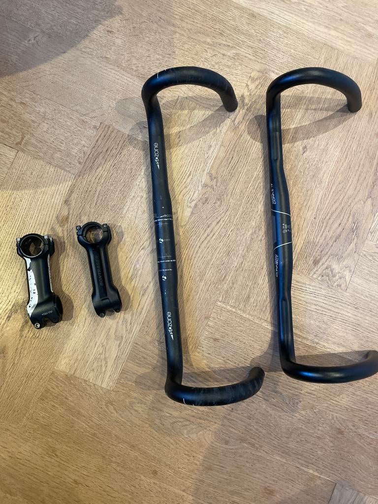 Wielrenfiets stuur en zadelpen, Ophalen of Verzenden