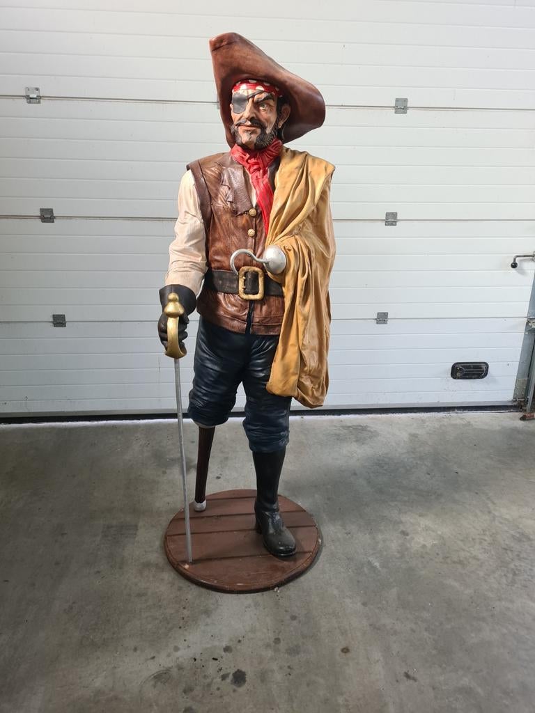 Piraten beelden, piraat,lifesize beelden,levensgrote beelden, Verzamelen, Ophalen, Nieuw