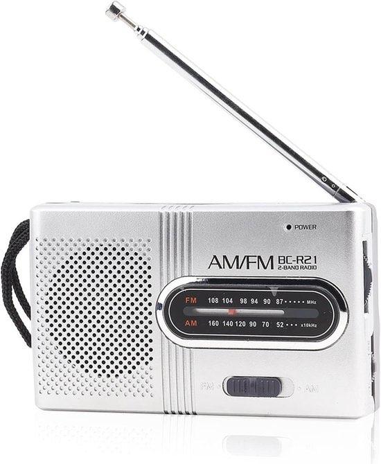 Noodradio - AM/FM - Voor Noodpakket - Werkt op AA-batterijen, Audio, Tv en Foto, Radio's, Verzenden, Nieuw, Radio