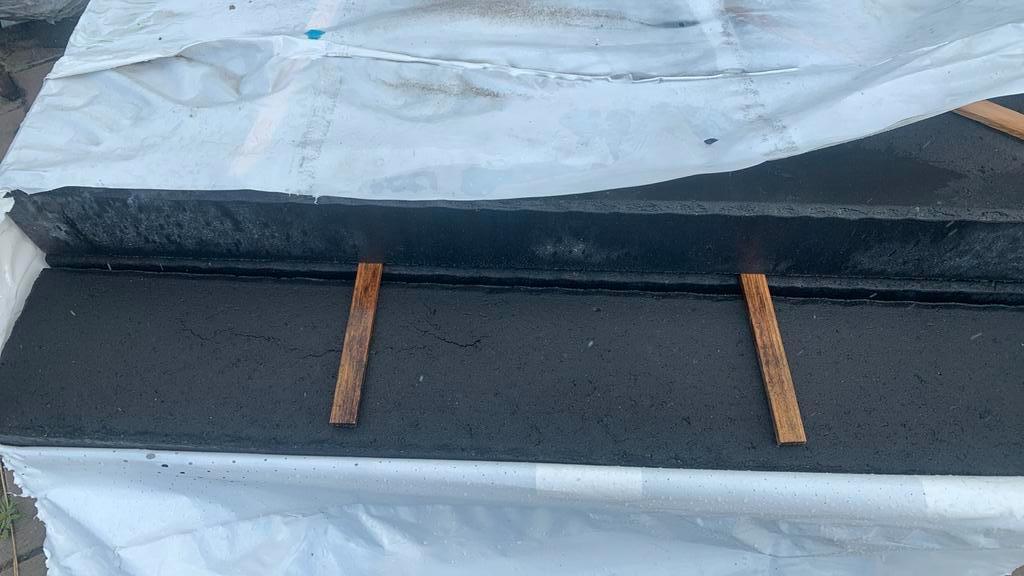 Betonbiels 20x11x120 cm Antraciet B-keus €10,00, Tuin en Terras, Bielzen en Borders, 100 tot 200 cm, Biels, Nieuw, Ophalen of Verzenden