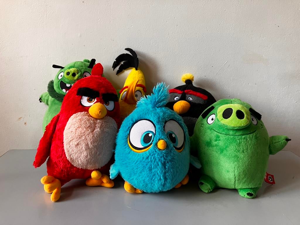 Angry Birds knuffels / poppen, Ophalen of Verzenden, Gebruikt, Overige typen