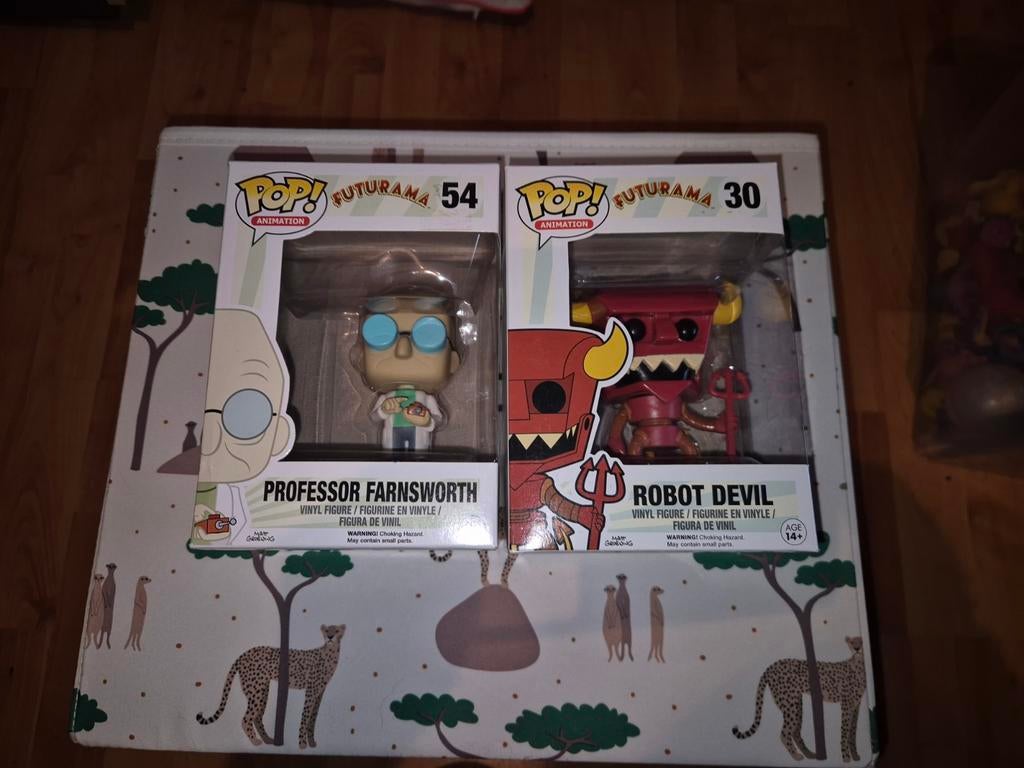 Futurama Funko's Robot Devil en Professor Farnsworth, Verzamelen, Ophalen of Verzenden