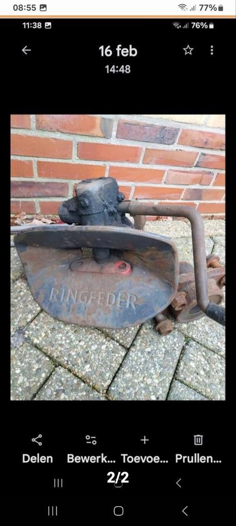 Ringfeder vangmuil 40mm, Ophalen, Gebruikt, Overige merken