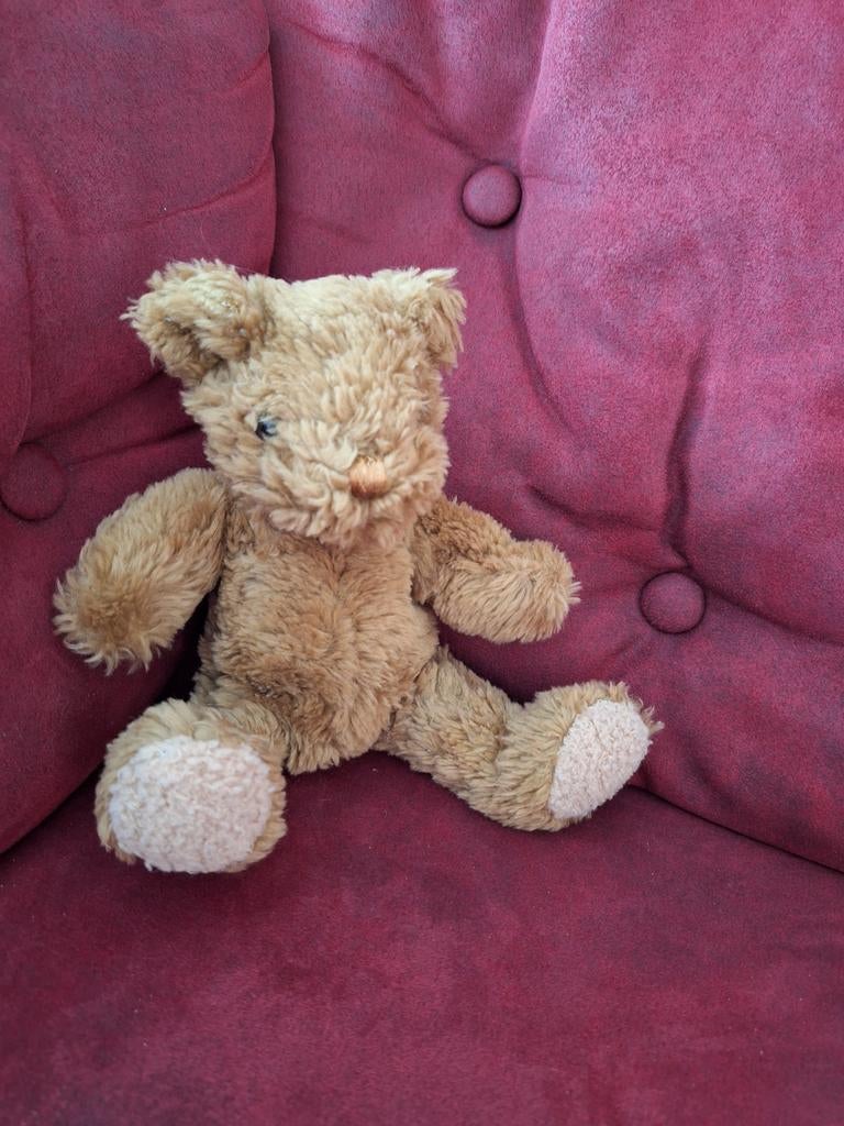 Vintage teddy beer, Verzamelen, Ophalen of Verzenden, Zo goed als nieuw, Stoffen beer, Overige merken