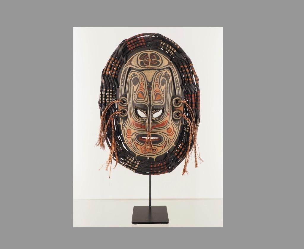 Latmul dansmasker Sepik, Papua Nieuw-Guinea (200315-12), Antiek en Kunst, Ophalen of Verzenden