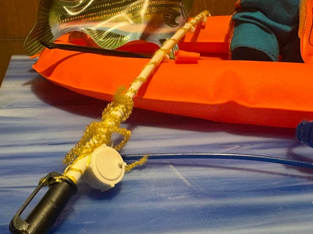 Big Jim Opblaasbaar Bootje / Vlot - vrijwel complete Set, Ophalen of Verzenden, Zo goed als nieuw