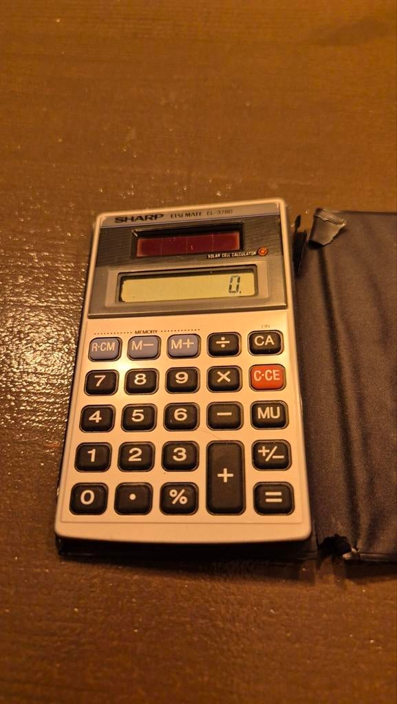 Sharp Elsi Mate EL-378D Calculator, Diversen, Rekenmachines, Ophalen of Verzenden