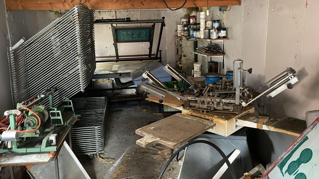 Zeefdrukkerij Complete Set: Carrousel, Tafel, Ramen & Meer