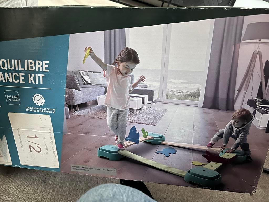 Decathlon Gym Kit voor Kinderen 2-6 Jaar, Kinderen en Baby's, Speelgoed | Buiten | Speeltoestellen, Ophalen of Verzenden, Zo goed als nieuw