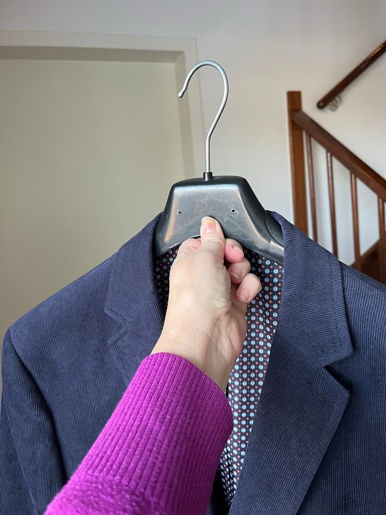 Donkerblauw rib blazer New Canadian herenblazer, Ophalen of Verzenden, Nieuw, Blauw