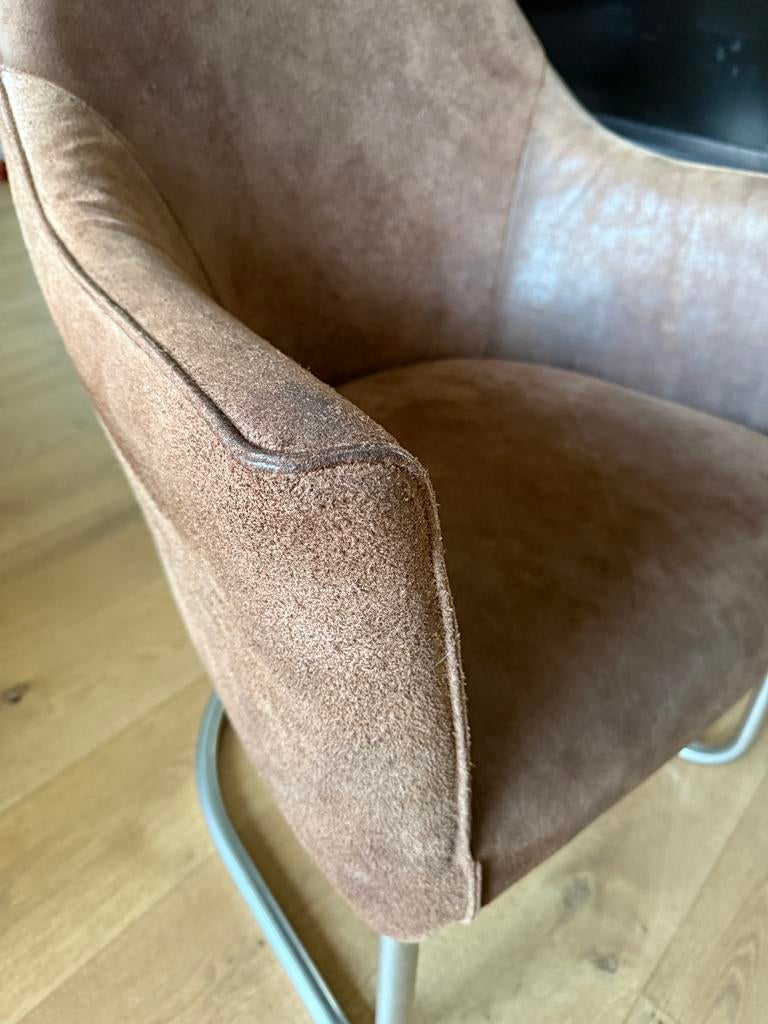 Set van 3 Topform Stoelen, Ophalen, Gebruikt, Leer, Drie