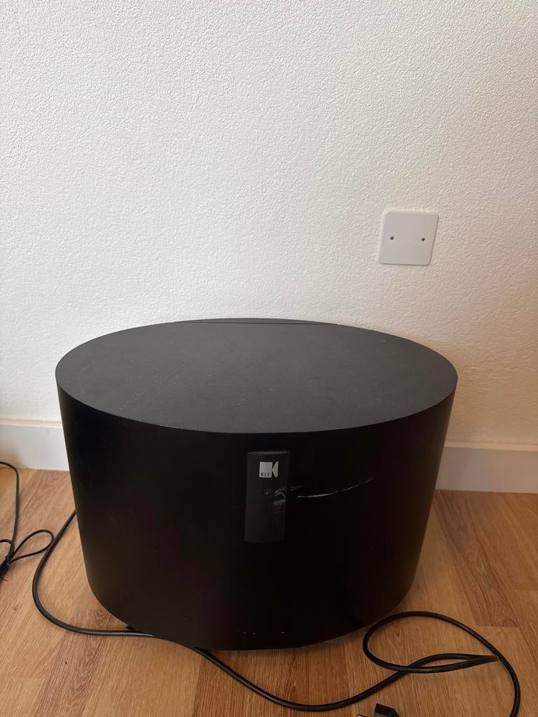 KEF PSW2500 Subwoofer - Krachtige Bass, Ophalen of Verzenden, Gebruikt, Subwoofer, Overige merken