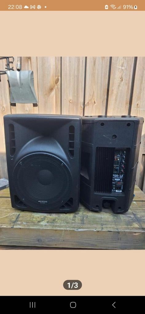 JBS Systems PSA-12 P.A. Speaker Set, Ophalen of Verzenden, Gebruikt, Minder dan 500 watt, P.A.