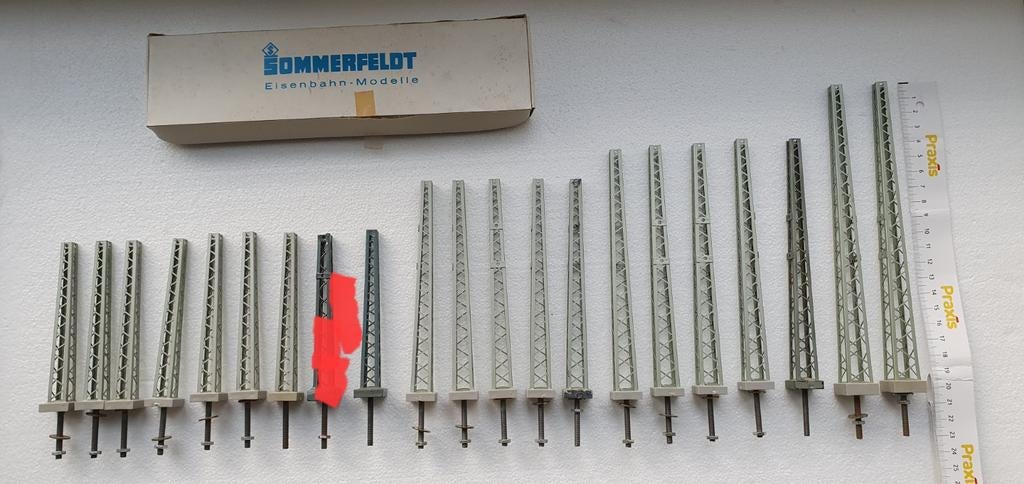 Sommerfeldt torenmasten HO (gelakt)., Ophalen of Verzenden, Nieuw, Gelijkstroom, Overige merken