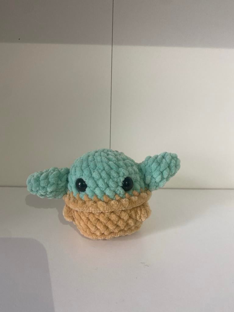 Gehaakte baby yoda, Ophalen of Verzenden, Zo goed als nieuw, Overige typen