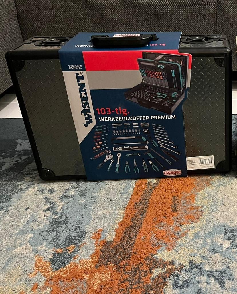WISENT 103-delige Premium Gereedschapskoffer - Nieuw!, Ophalen of Verzenden, Gevuld, Nieuw