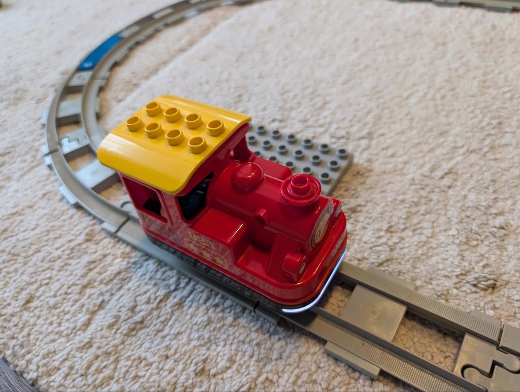 Originele LEGO DUPLO Stoomtrein 10874 (10427 | 10428), Ophalen of Verzenden, Zo goed als nieuw, Complete set, Duplo