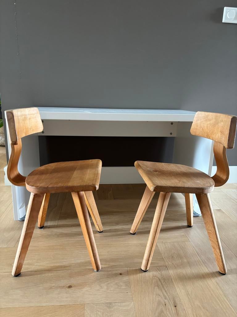 Hele mooie vintage school / kleuter stoeltjes, Ophalen, Gebruikt, Stoel(en)