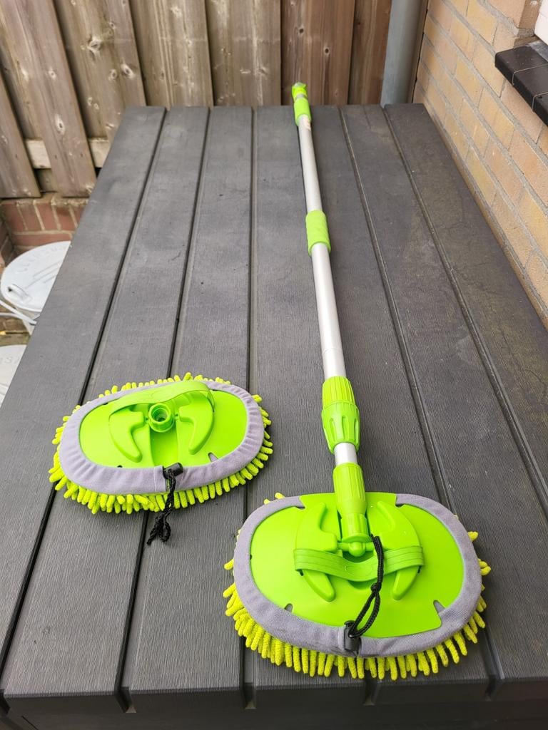 chenille pro plus wasborstel telescopische wasborstel, Ophalen, Zo goed als nieuw