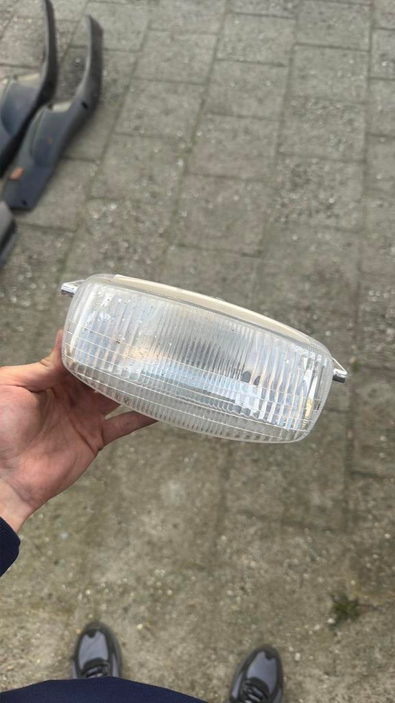 Type 2 koplamp met Lamp & fitting Piaggio Zip type puch, Ophalen of Verzenden, Zo goed als nieuw, Koplamp
