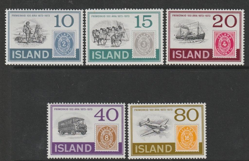 TSS Kavel 1140178 IJsland pf minr 473-477, Ophalen, IJsland, Postfris