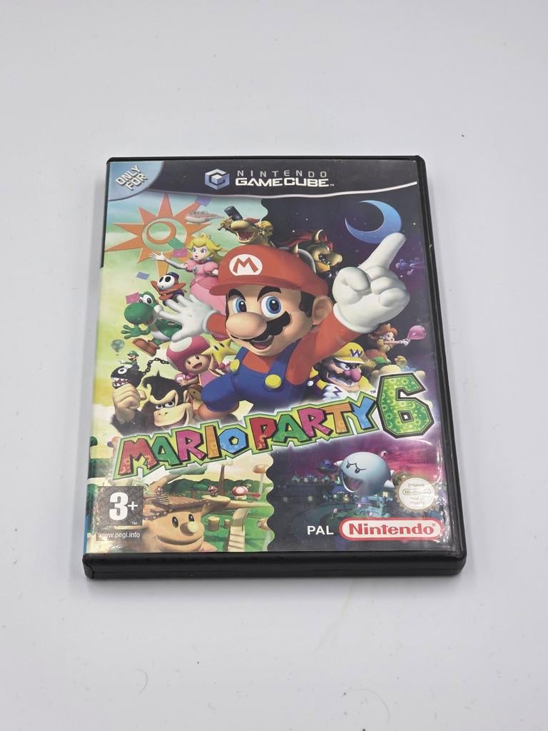 Mario Party 6 - Nintendo GameCube (zonder boekje), Gebruikt, Overige genres, Eén computer, Ophalen of Verzenden