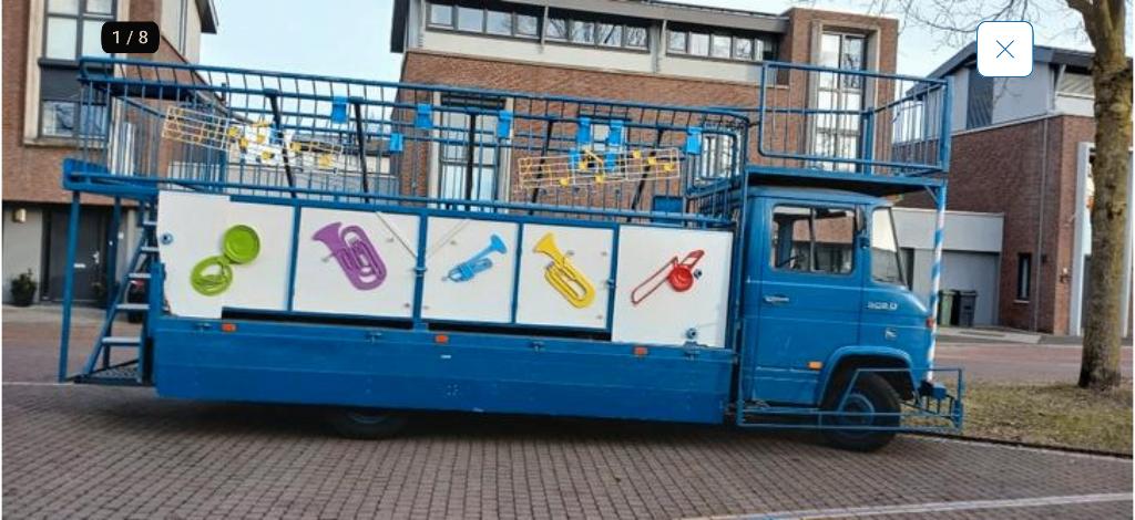 Mercedes 508 bak wagen met losse carnaval opbouw, Kleding | Dames, Ophalen, Zo goed als nieuw, Carnaval