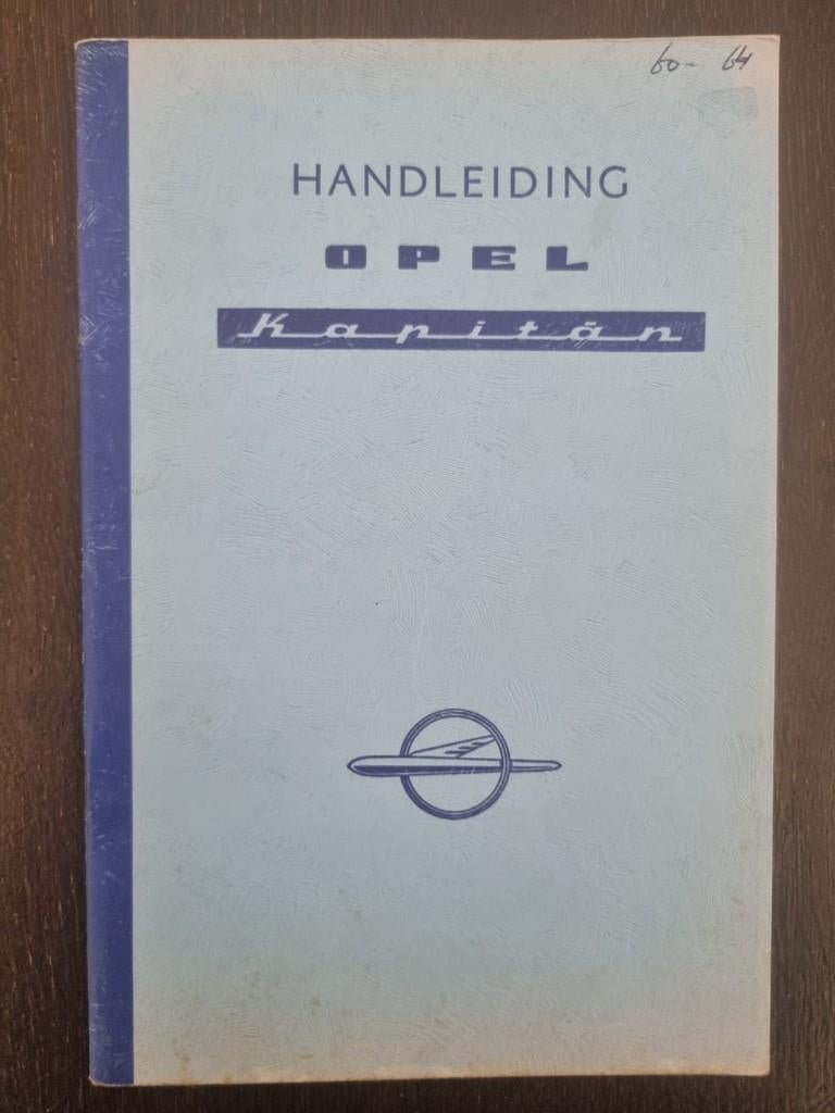 Handleiding Opel Kapitein 1960-64, Ophalen of Verzenden