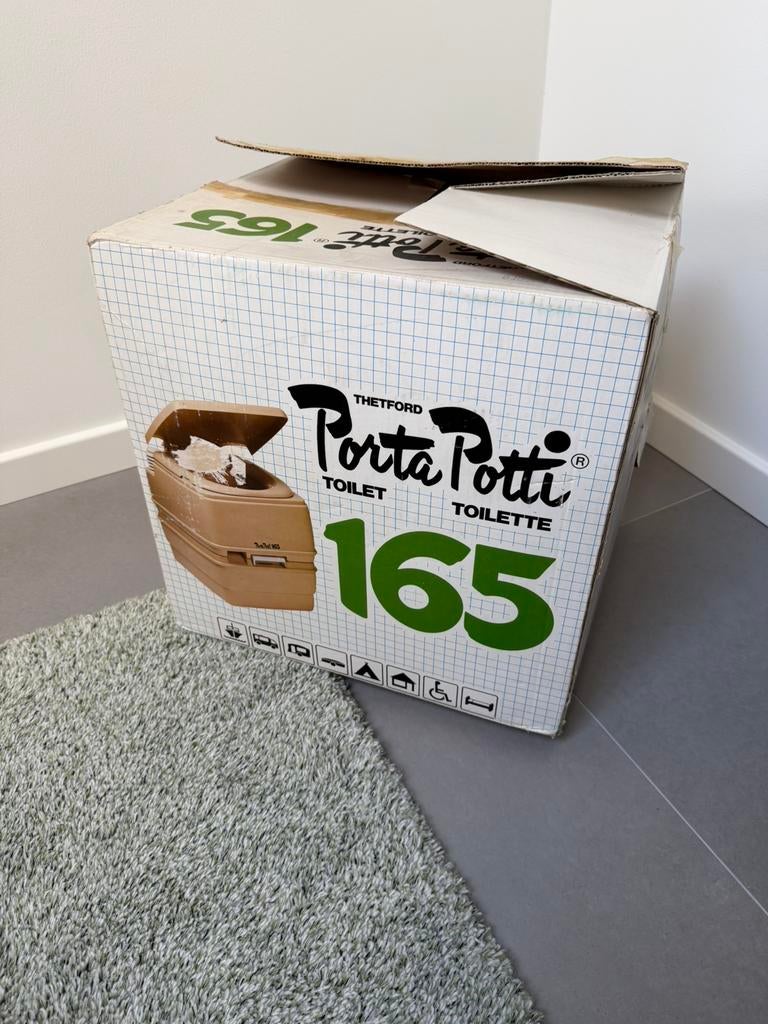Porta Potti toilette Thetford 165 nieuw in doos, Ophalen of Verzenden, Nieuw