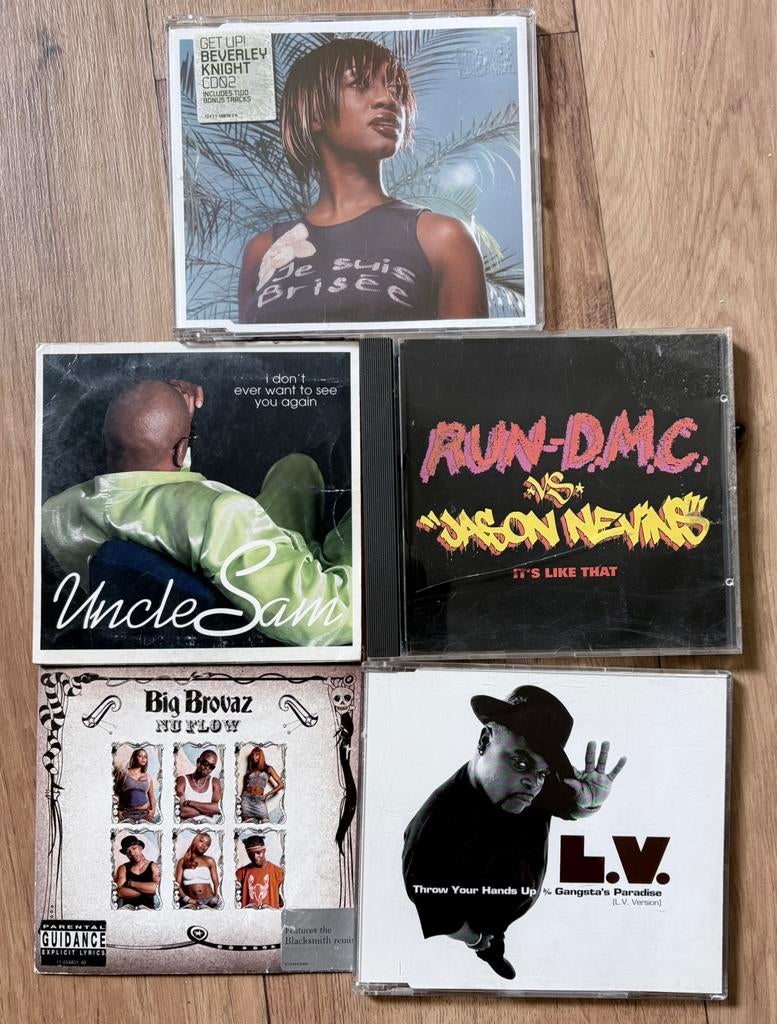 5 CD SINGLES > HIP HOP R&B, 2 t/m 5 singles, Verzenden, Gebruikt, Hiphop en Rap