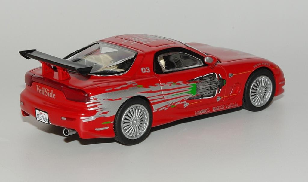Mazda RX-7 FD 1993 SCHAAL 1/43 FAST & FURIOUS # 14, Hobby en Vrije tijd, Modelauto's | 1:43, Verzenden, Nieuw, Auto, Overige merken
