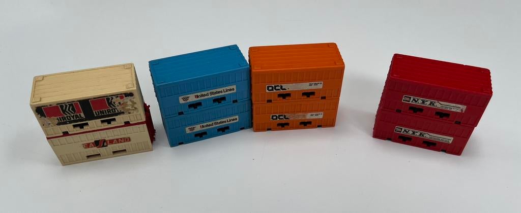 Matchbox Containers 8x, Ophalen of Verzenden, Zo goed als nieuw