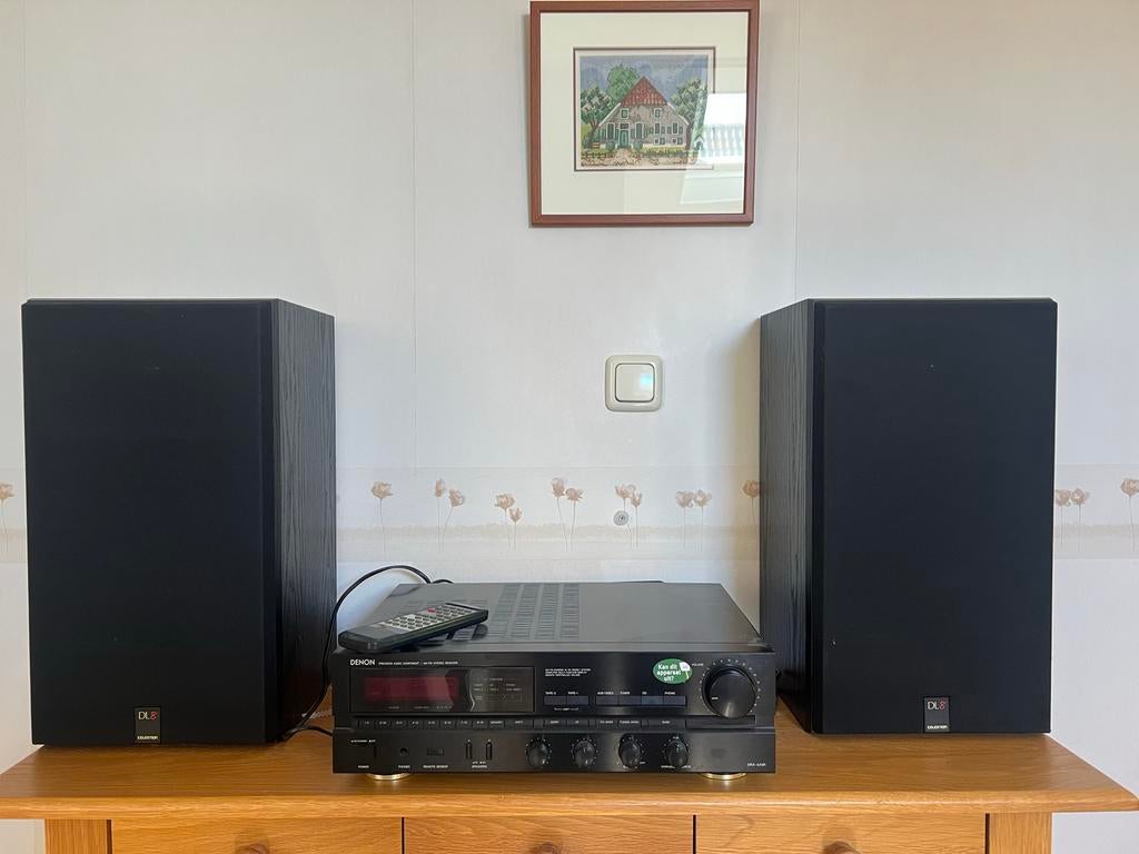Denon AM-FM receiver 425R met 2 Celestion DL8 Series Two, Audio, Tv en Foto, Stereo-sets, Gebruikt, Speakers, Overige merken, Ophalen