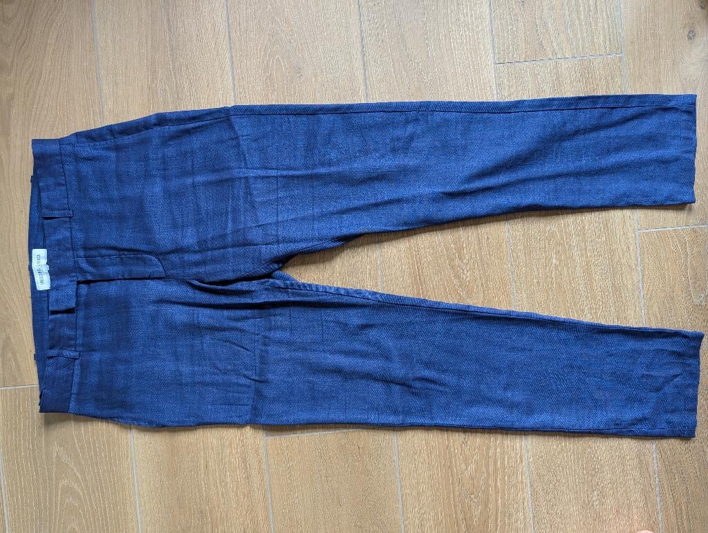 Frescobal Carioca linnen broek 50, Kleding | Heren, Broeken en Pantalons, Verzenden, Zo goed als nieuw, Maat 48/50 (M), Beige