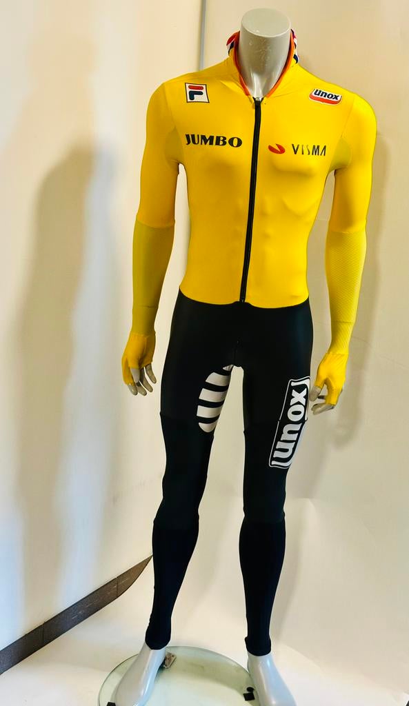 Schaatskleding schaatspak snelpak speedsuit maat M, Ophalen of Verzenden, Zo goed als nieuw