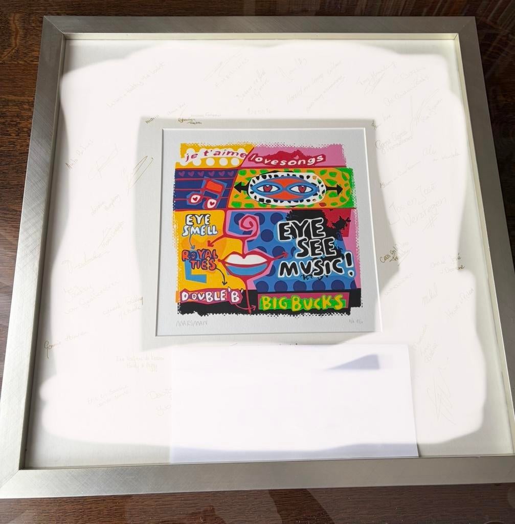 Prachtige ingelijste Marsman 8/10, Ophalen of Verzenden