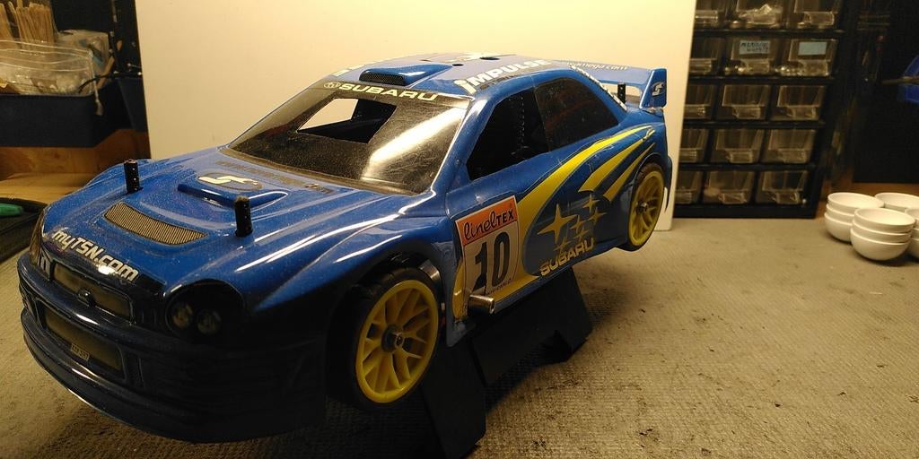 Serpent Impulse Subaru, Ophalen, Gebruikt, Schaal 1:10, Auto onroad