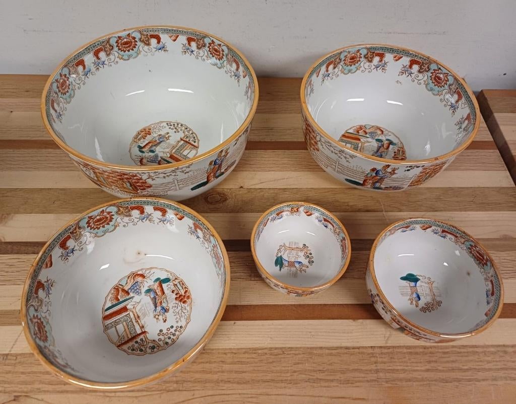 5 mooie schalen Societe Ceramique Maestricht Canton, Ophalen of Verzenden